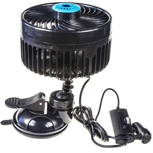Ventilátor 12V na přísavku / s ionizátorem 150mm | Filson Store