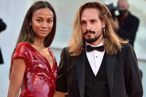 Zoe Saldana and Husband Marco Perego