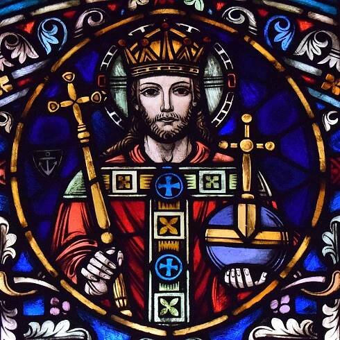 Soubor:Saint Michael Church (Kalida, Ohio) - Christ the King window.jpg – Wikipedie
