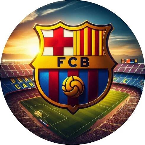 FC BARCELONA tisk na jedlý papír a fondán - Expresní eshop - vše skladem