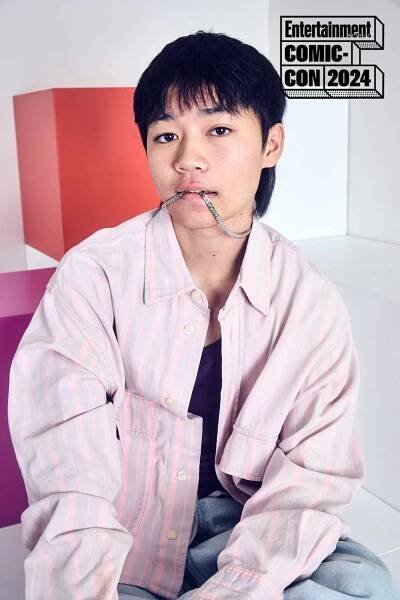 Izaac Wang of 'Gremlins' at Comic-Con 2024