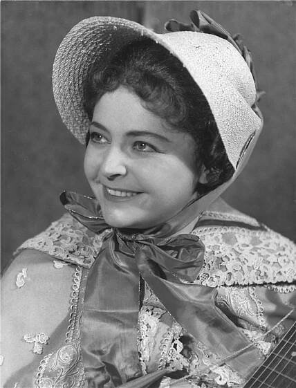Jiříkovo vidění - 08.06.1956, Jiřina Petrovická (Efrozina) Foto: Jaromír Svoboda