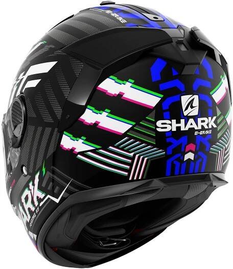 Integrální přilba na motorku SHARK SPARTAN GT E-BRAKE černo-bílo-antracitová