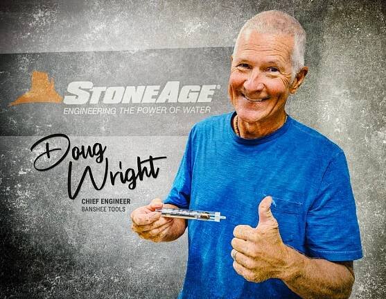 Chief Engineer of Banshee waterjet tools, Doug Wright