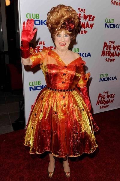 LOS ANGELES, CA - JANUARY 20: Actress Lynne Marie Stewart arrives at the opening night of "The Pee-wee Herman Show" in Club Nokia at L.A. Live on January 20, 2010 in Los Angeles, California. 