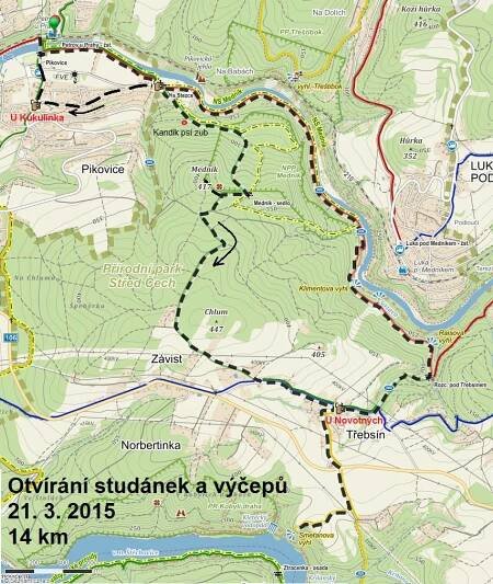 Obnovené otvírání studánek a výčepů 21. 3. 2015