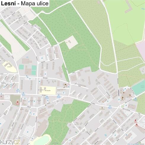 Lesní - mapy | Kurzy.cz