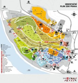 Mapa ZOO - Praha