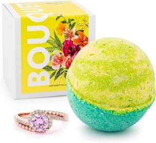 Amazon.com: Kate Bissett Bouquet Bath Bomb with Jewelry Inside ...
