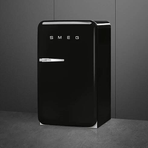 Smeg Chladnička s mrazícím boxem FAB10RBL5 černá - Elettromec 