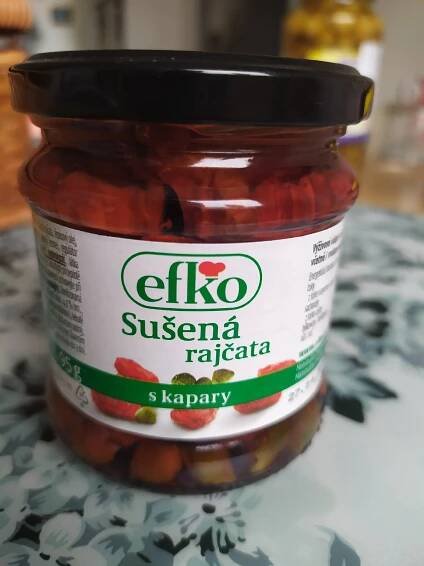 Podrobné informace o potravině Sušená rajčata s kapary