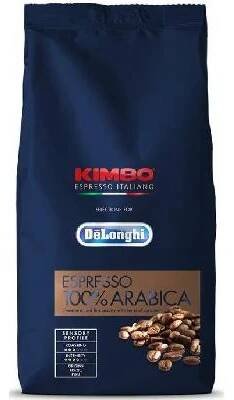 DeLonghi Kimbo Espresso 100% Arabica zrnková káva 1 kg