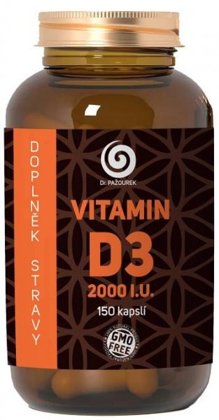 VITAMÍN D3 2000 I.U. 150 KAPSLÍ