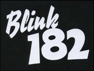 Nášivka BLINK 182 nápis