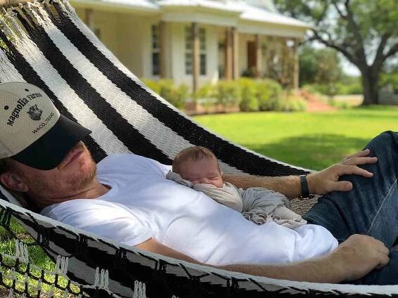 Lazy Summer Days! Chip Gaines and Son Crew Are an Adorable Duo in a Hammock — See the Pic