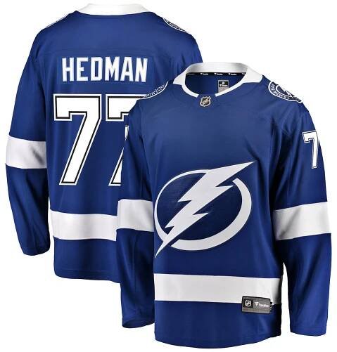 Tampa Bay Lightning - Victor Hedman Breakaway Home NHL Dres