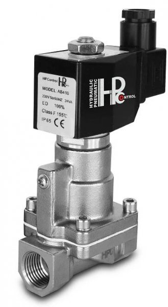 Elektromagnetický ventil na páru a vysokou teplotu. RH20-SS DN20 200C 3/4 palce z nerezové oceli SS304