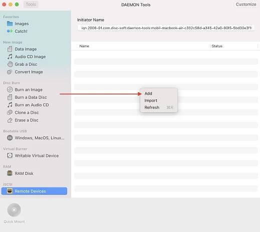 Daemon Tools iSCSI 3