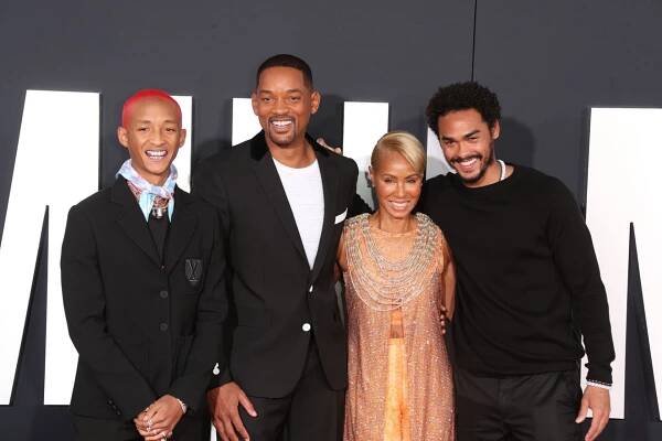 Will Smith s manželkou a syny.