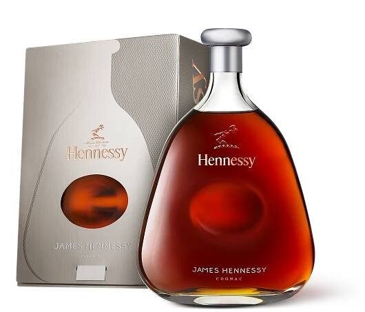 Finest cognac James Hennessy, 100 cl 40% with box | Hennessy