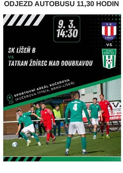 SK Líšeň B - TATRAN Ždírec nad Doubravou | TATRAN Ždírec nad Doubravou