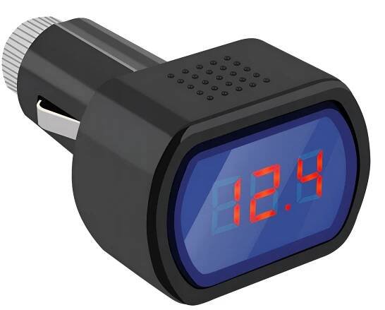Digitální voltmetr s led displejem do auta
