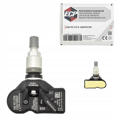 SNÍMAČ TLAKU PNEUMATIK KOL TPMS 5Q0907275B AUDI SKODA VOLKSWAGEN PORSCHE