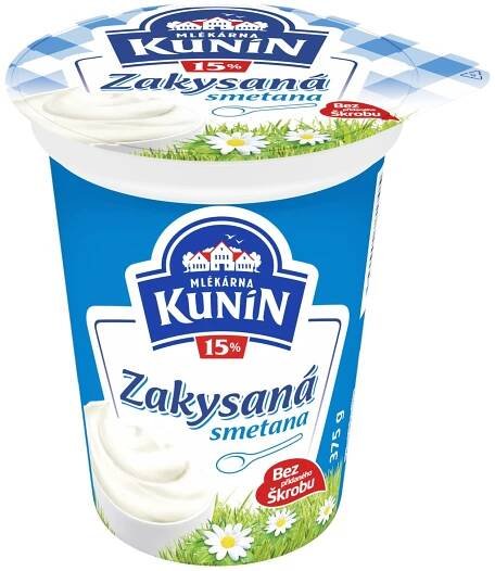 Mlékárna Kunín Zakysaná smetana 15%