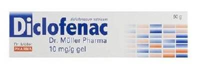 Diclofenac Dr.Müller Pharma 10mg/g gel 60g