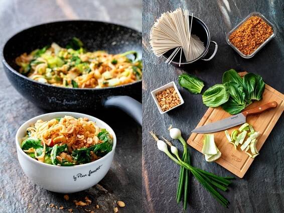 Pak-čoi a udon nudle z woku | Lamart 