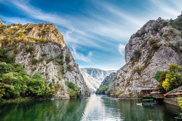 Kaňon v oblasti Western Balkans