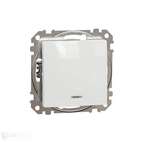 Sedna - Spínač dvoupólový ř.2 16A sig. k. bílá *SDD111162N Schneider electric