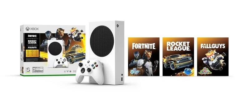 XBOX Series S - 512GB + 3 hry