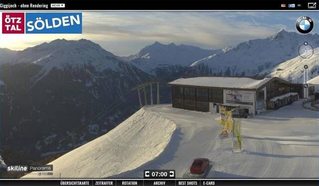 Panomax Panorama am Morgen ohne 3D-Rendering