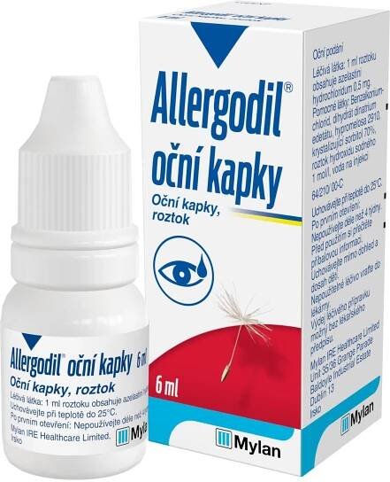Allergodil 0,5 mg 6 ml od 205 Kč