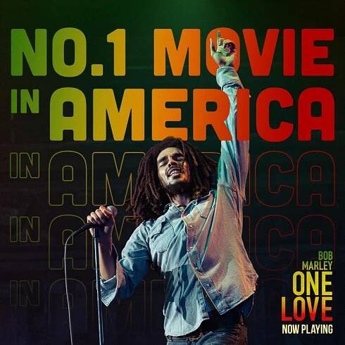 “Bob Marley: One Love” Opens Globally at No.1 with $80-M