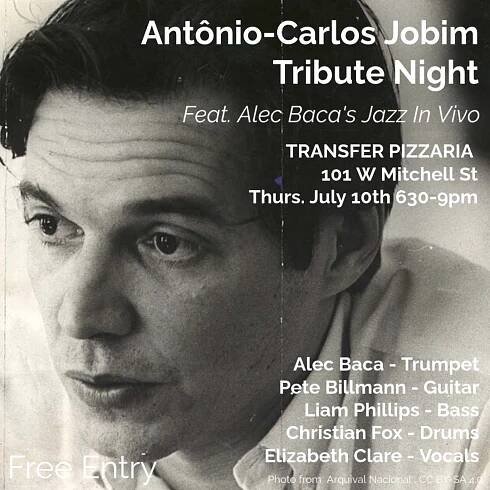 LatinSessions9: Alec Baca's Jazz In Vivo tribute to Antônio Carlos Jobim