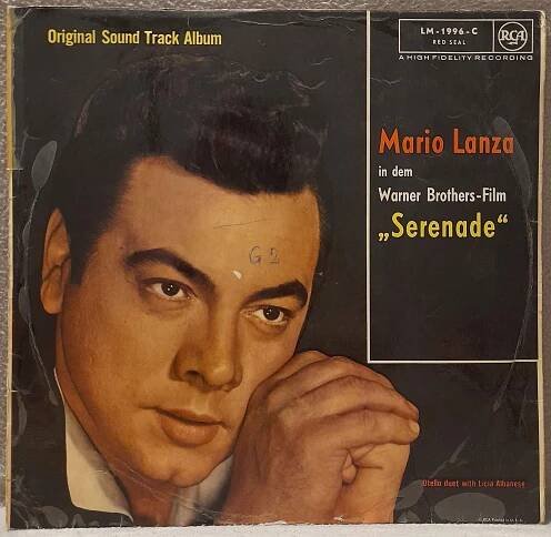 LP Mario Lanza - Mario Lanza In "Serenade"  - Hudba