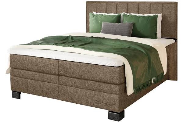 Postel boxspring HESTIA hnědá, 180x220 cm 1