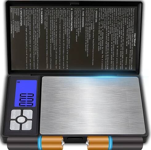Kapesní digitální váha Digitální kuchyňská váha 500g/0,01g Mini digitální váha Kapesní