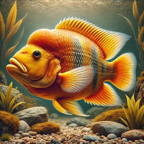 Cichlasoma citrinellum červený ďábel