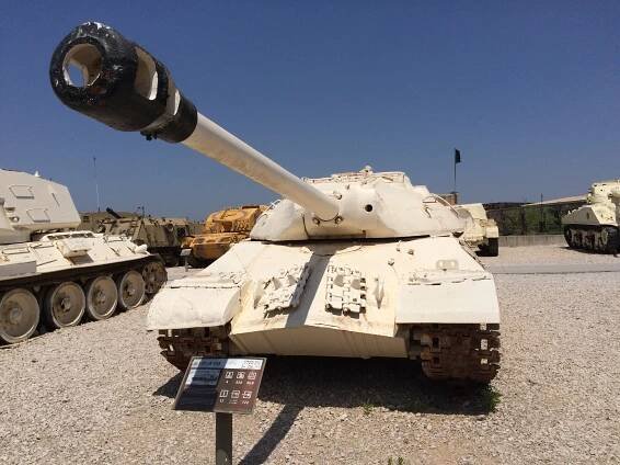 IS-3 tank in Yad la-Shiryon Museum, Israel.