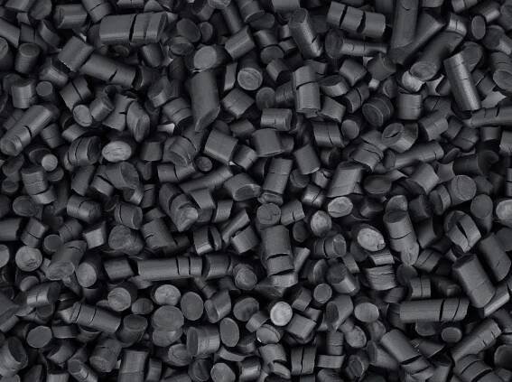 Recycled polypropylene pellets derived from battery casings at EL BAT recycling facility