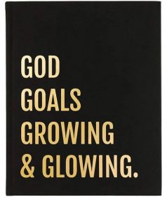 God Goals Growing 8x10 Hardcover Journal