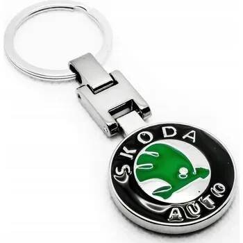Přívěsek Na Klíče na klíče Škoda Octavia Fabia Superb Chrom
