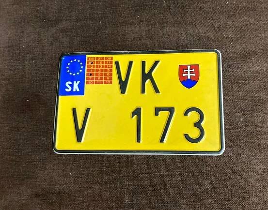 Stará slovenská SPZ VK - Auto-moto