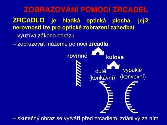 PPT - Zobrazování optickými soustavami PowerPoint Presentation, free download - ID:4228864
