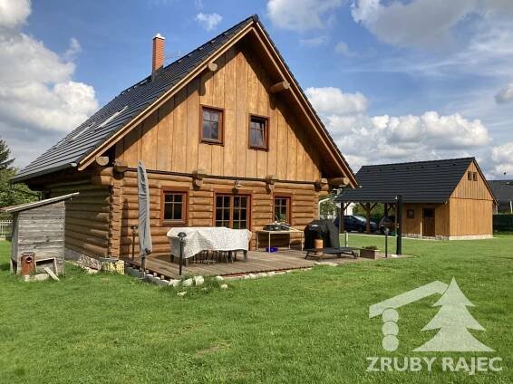 Stavba srubu Karlov pod Ještědem, Česká republika - Sruby Rajec