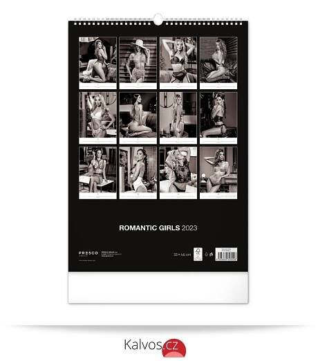 Romantic Girls – Martin Šebesta nástěnný kalendář | Centrum digitálních služeb MINO