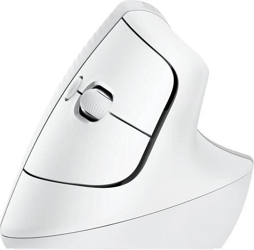 Logitech Lift Vertical Ergonomic Mouse Off-white